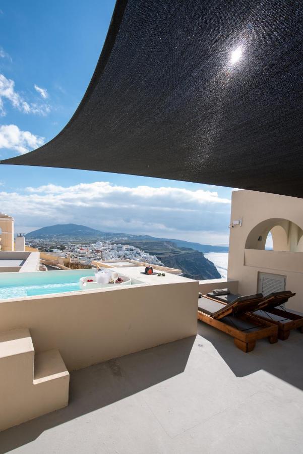 Caldera Cliff Illusion Aparthotel Fira  Bagian luar foto