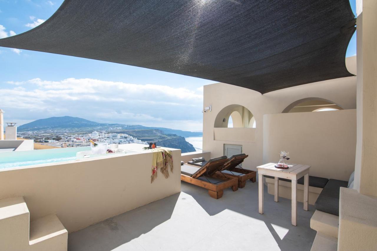 Caldera Cliff Illusion Aparthotel Fira  Bagian luar foto