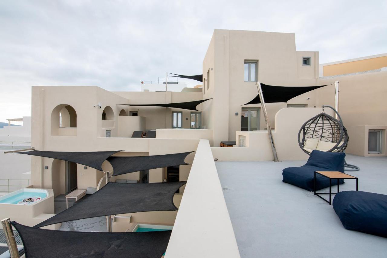 Caldera Cliff Illusion Aparthotel Fira  Bagian luar foto
