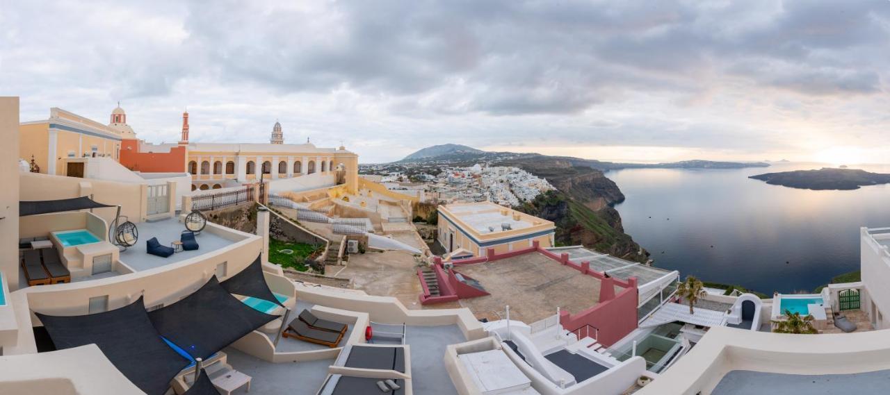 Caldera Cliff Illusion Aparthotel Fira  Bagian luar foto