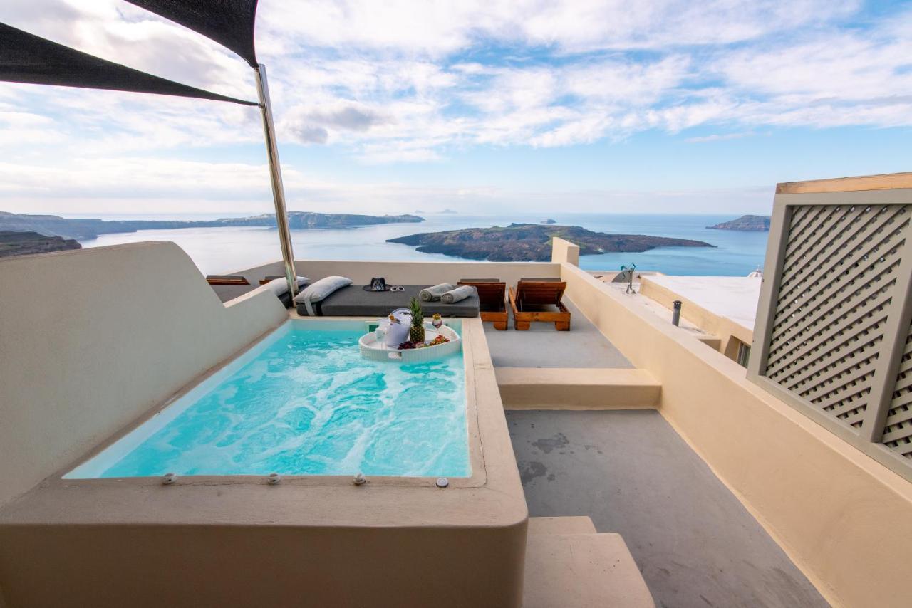 Caldera Cliff Illusion Aparthotel Fira  Bagian luar foto